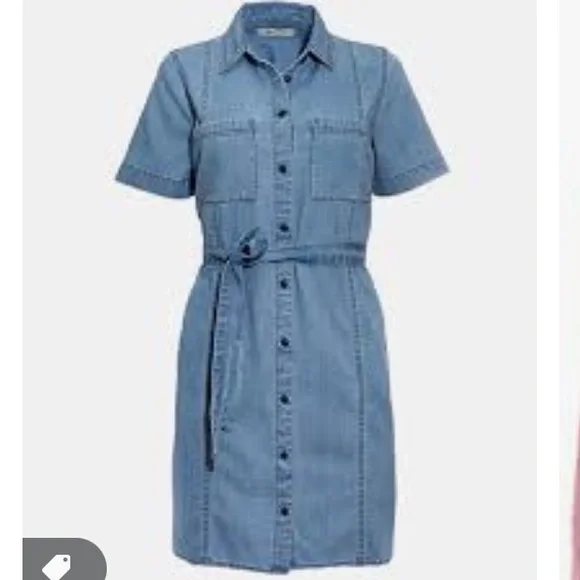 madewell courier denim dress Madewell denim courier dress XXS (00)